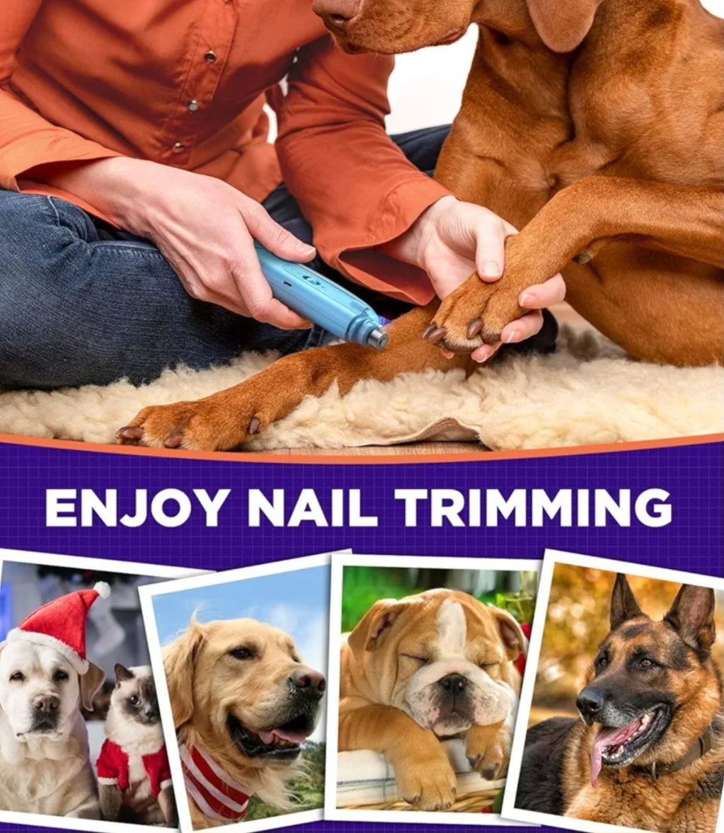 PANDAAR Dog Nail Clippers & Dog Nail Grinder 2 in 1Rechargeable Cat Nail Clippers with LED LightProfessional Dog Nail Trimmers for SmallMediumLarge DogsLow Noise Electric Dog Nail Grinder